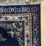 Oriental Persian carpet midnight blue 170x120cm