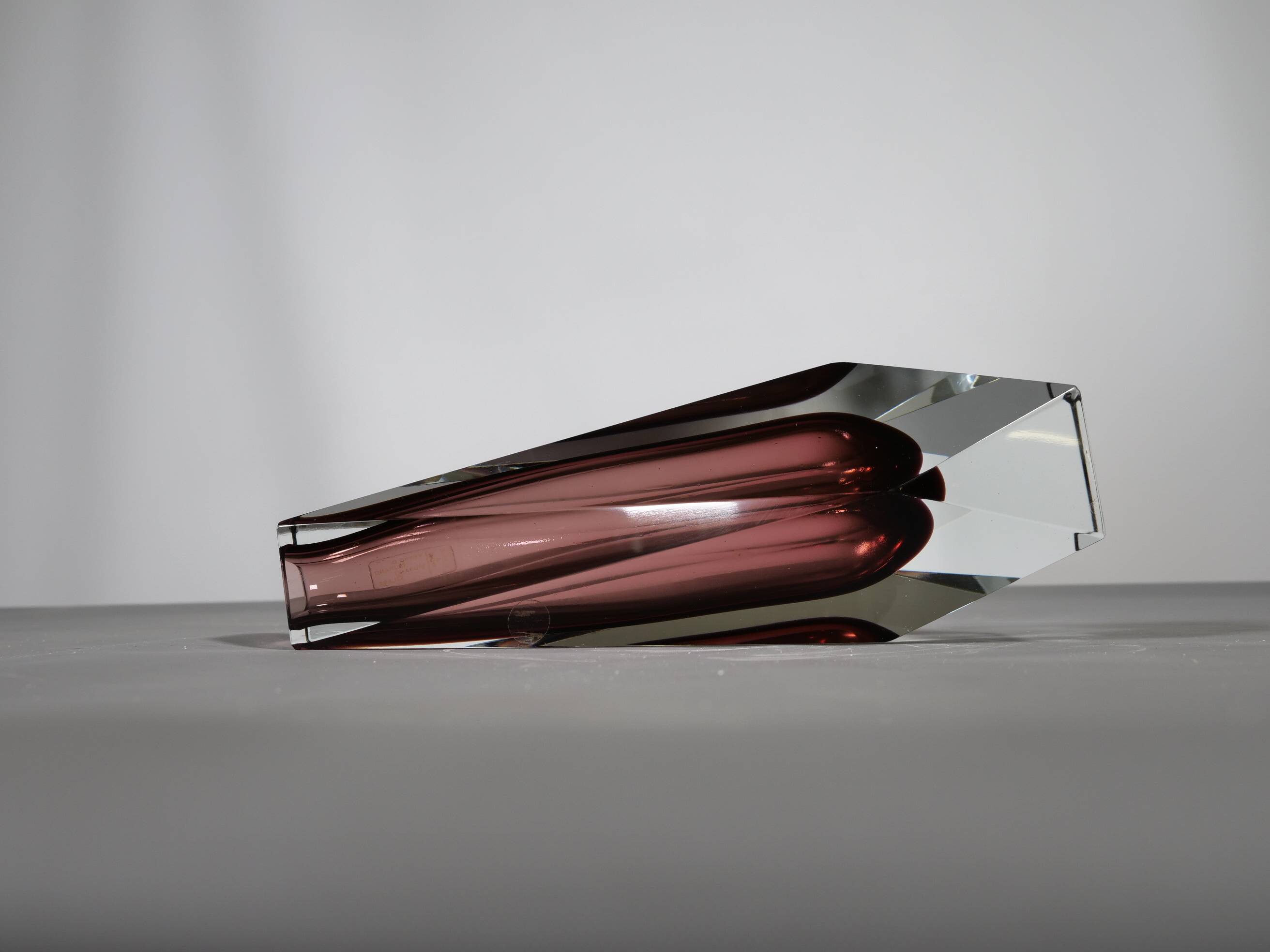 Murano Glass Vase by Luigi Mandruzzato, 1970s