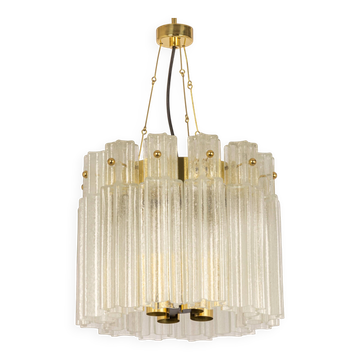 Grand Luminaire Ceiling Light in Glass Limburg, Germany, 1970s