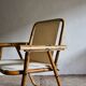 Midcentury bamboo folding chairs