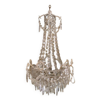 18th century basket chandelier