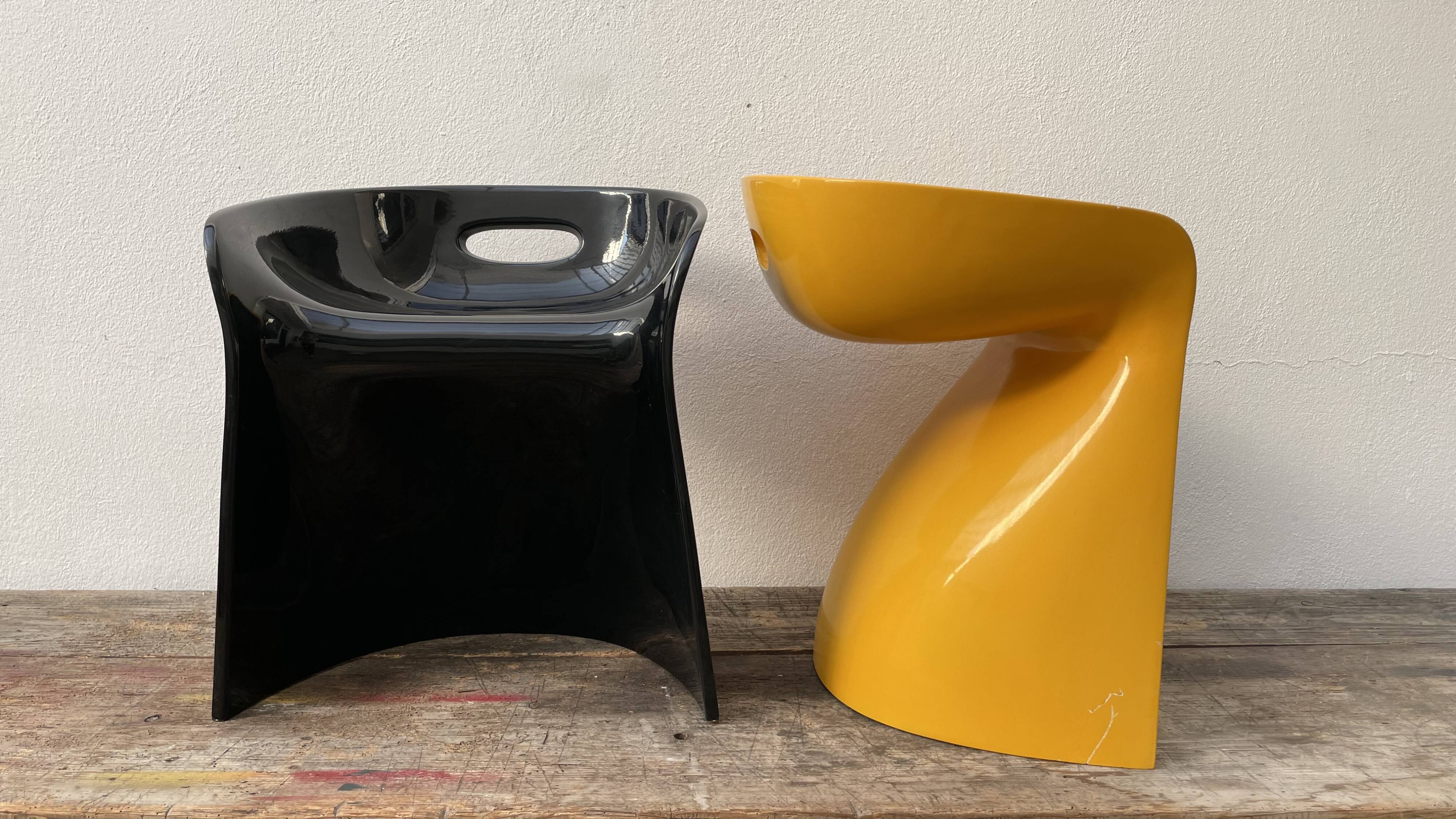 Paire de chaises « Bowl-chairs » design