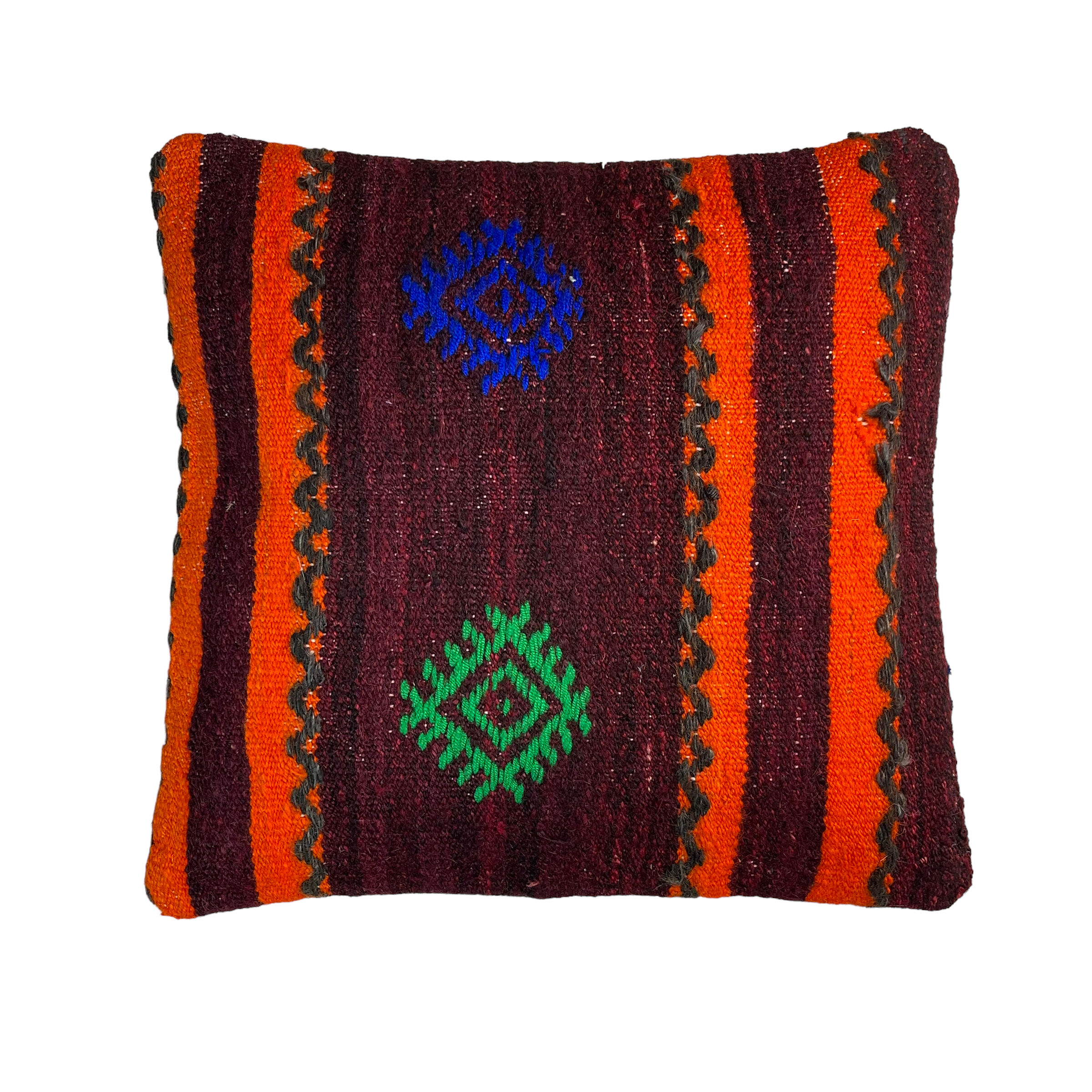 Vintage turkish Kilim cushion cover 40x40cm