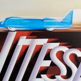 Razzia Large Format Poster - Concours automobiles et Louis Vuitton - Signed by the artist - On linen
