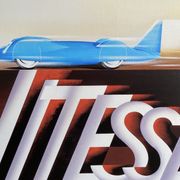 Razzia Large Format Poster - Concours automobiles et Louis Vuitton - Signed by the artist - On linen