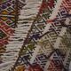 Vintage Turkish kilim, handwoven, 141x356 cm.