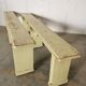Paire de bancs en bois