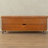 Vaulting Box as Bench and Shoe Cabinet
