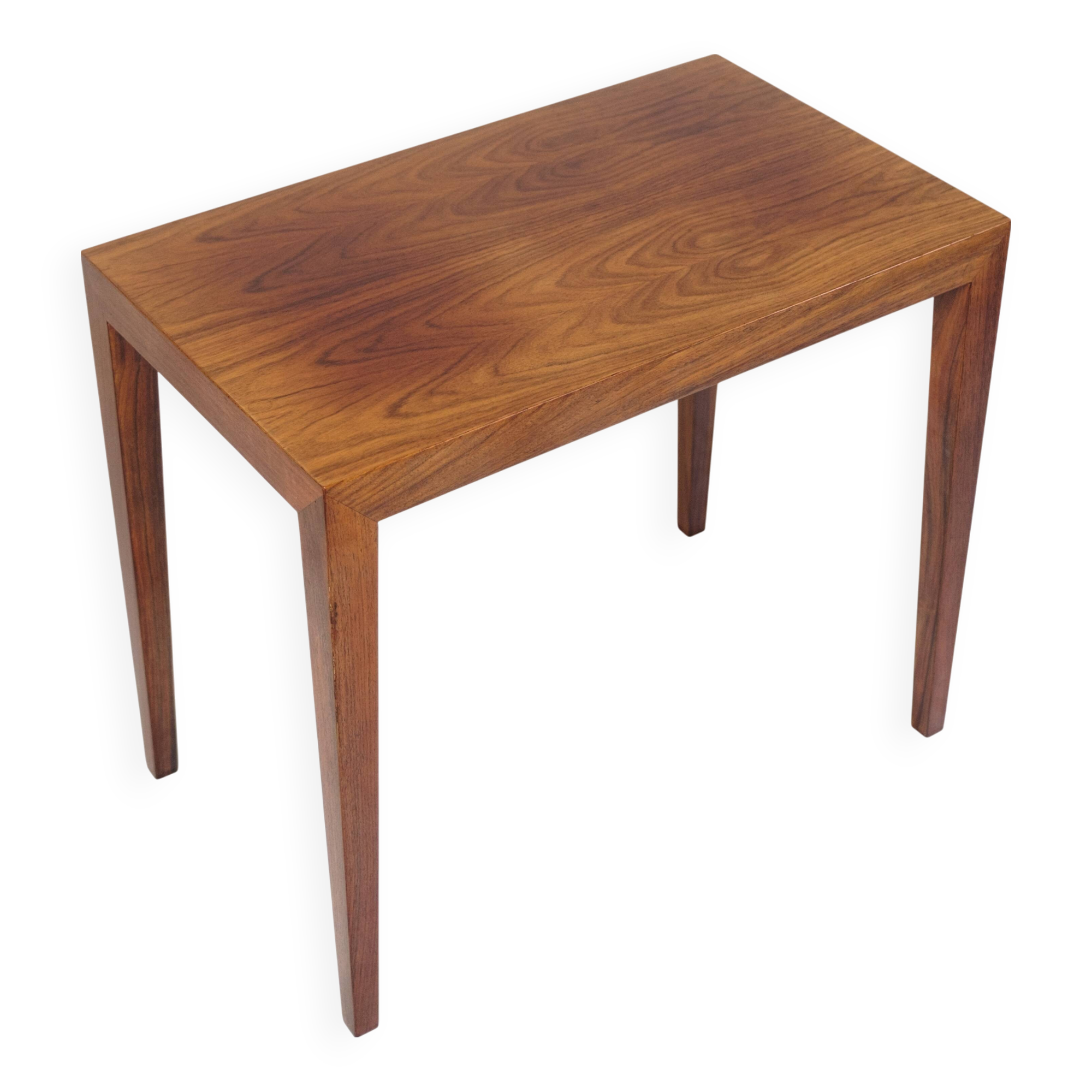 Side Table Model 162 In Rosewood By Severin Hansen For Haslev Furniture