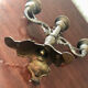 Old patinated chandelier