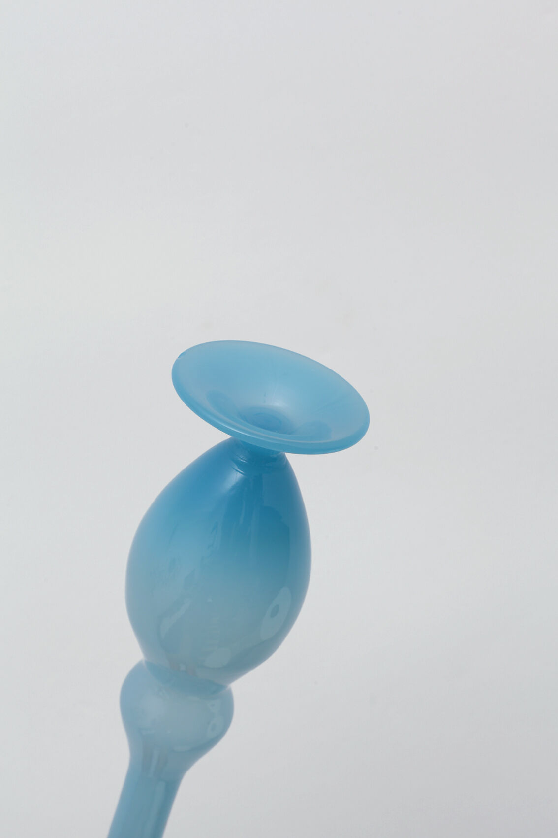 Vase soliflore blue glass