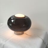 Lamp in black glass from the 1960s
