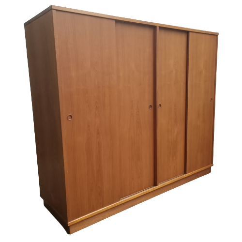Scandinavian wardrobe in teak made in Denmark