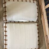 Vintage brutalist sofa in solid oak circa 1980