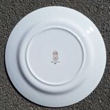 Assiette/plat peint main faïence de Gien