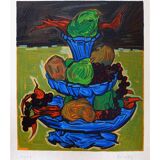 "The fruits of autumn" lithograph by Isis Kischka