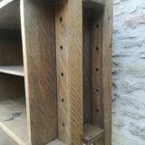 Brutalist oak buffet