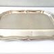 Elegant Table Art Silver-Plated Metal Tray Louis XVI Vintage Style