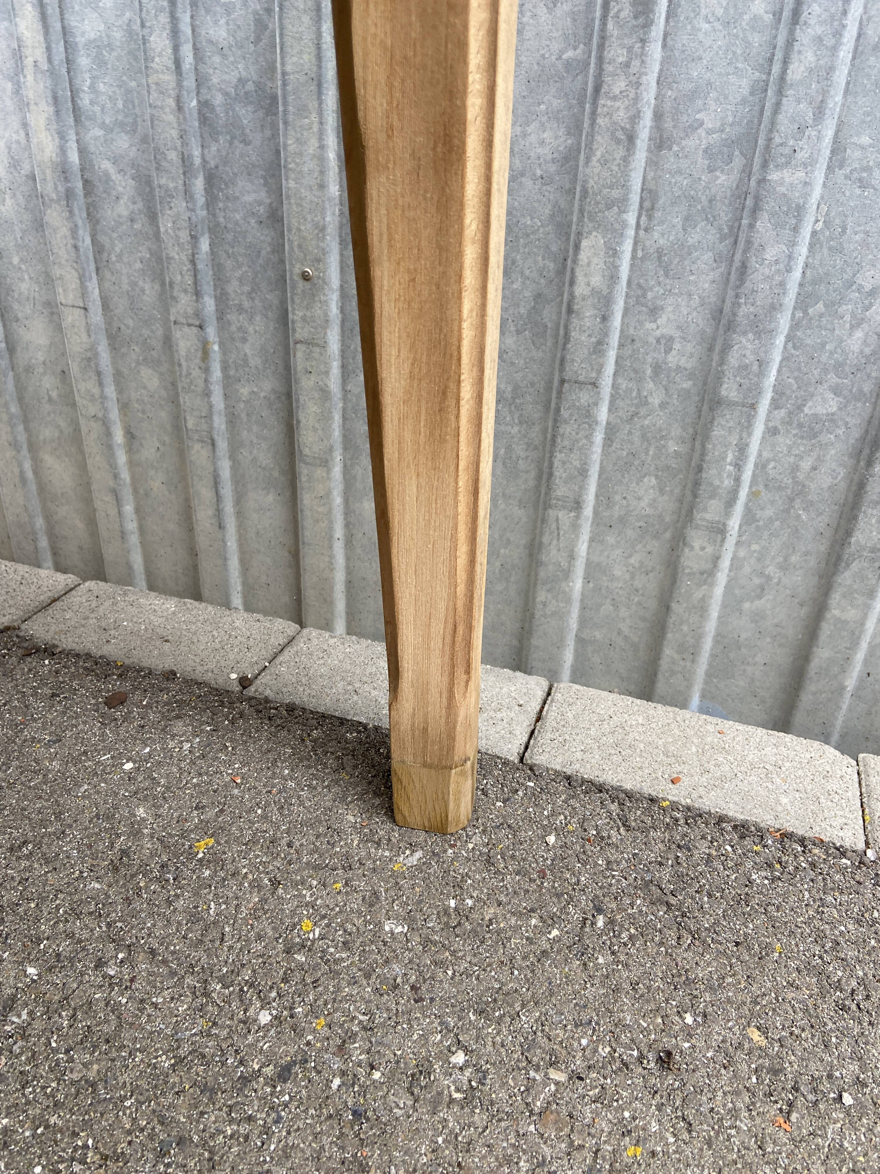 large farm table 185 cm in raw natural fir wood