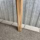 large farm table 185 cm in raw natural fir wood