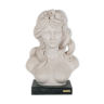 Vintage woman bust, resin bust, Escorpiao do ouro, topless woman, resin statue, pedestal