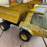 Ancien jouet en tôle camion benne basculante joustra goliath collector autophile