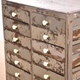 Commode industrielle grise