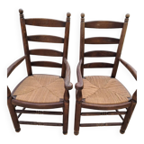 Paire de fauteuils provençaux