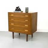 Chest of Drawers in Teak by Carlo Jensen for Hundevad & Co., 1960s