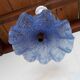 Vintage draped opaline glass pendant.