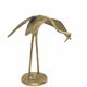 Vintage brass heron