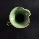 Petit pichet perlée brun et céladon