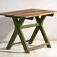 Antique trestle table made of pine wood – Central Europe, circa 1900