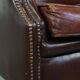Vintage Sheepskin Wingback Chair