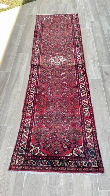 Tapis de couloir oriental époque Art déco