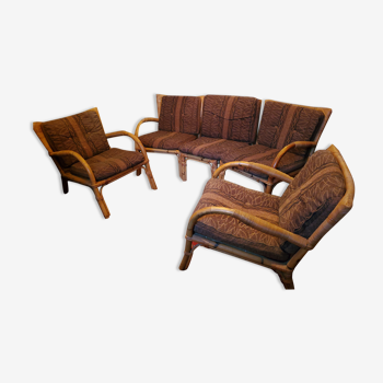 Bamboo living room 50s