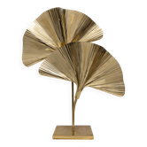 Italian Brass Table Lamp “Ginkgo” – Barbi Style Lighting