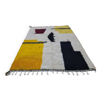 Handmade wool Berber rug 250x150 cm