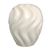 Vase blanc de la Royal Plateelbakkerij Zuid-Holland. Gouda Hollande. Année 30