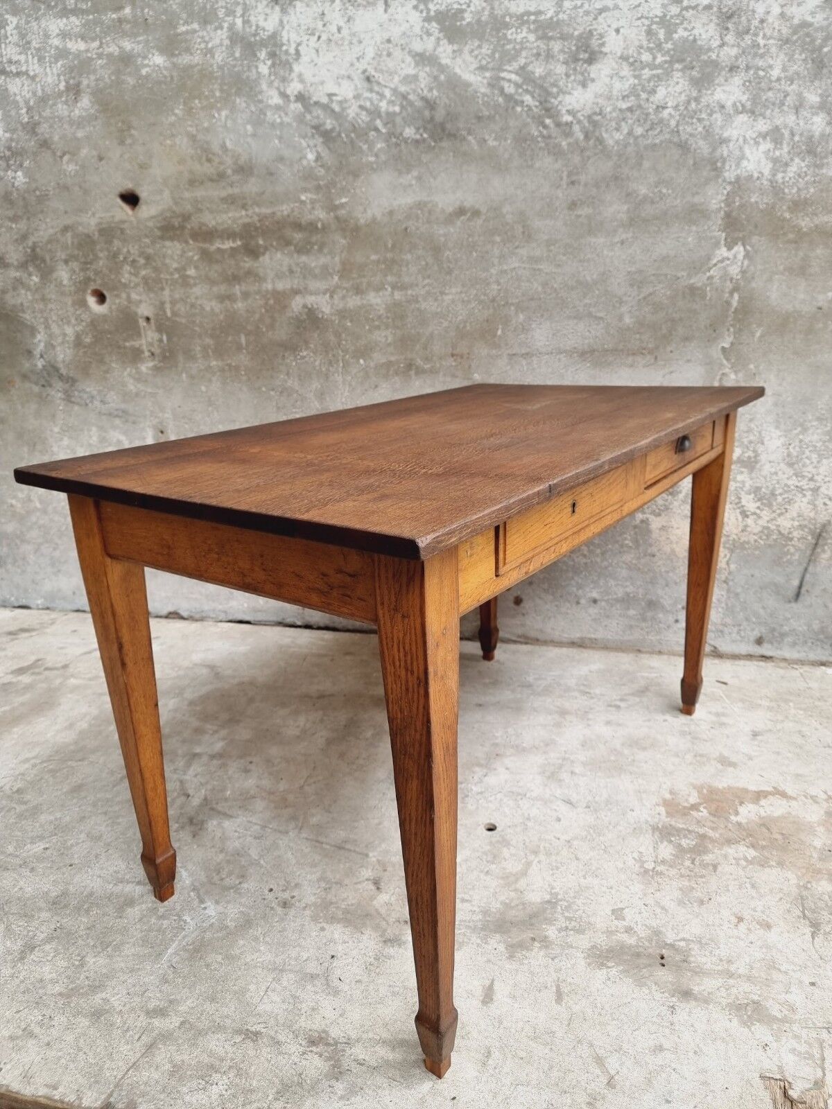 Antique table oak desk table