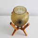 Paire de lampes de chevet vintage des années 1970 par Drevo Humpolec