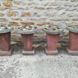 Mosaic stools