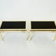 Pair of brass sofa pieces Guy Lefevre for Maison Jansen 70s