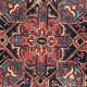 Ancient Heriz Carpet – Cobalt Blue & Indigo – 330 x 218 cm