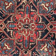 Ancient Heriz Carpet – Cobalt Blue & Indigo – 330 x 218 cm