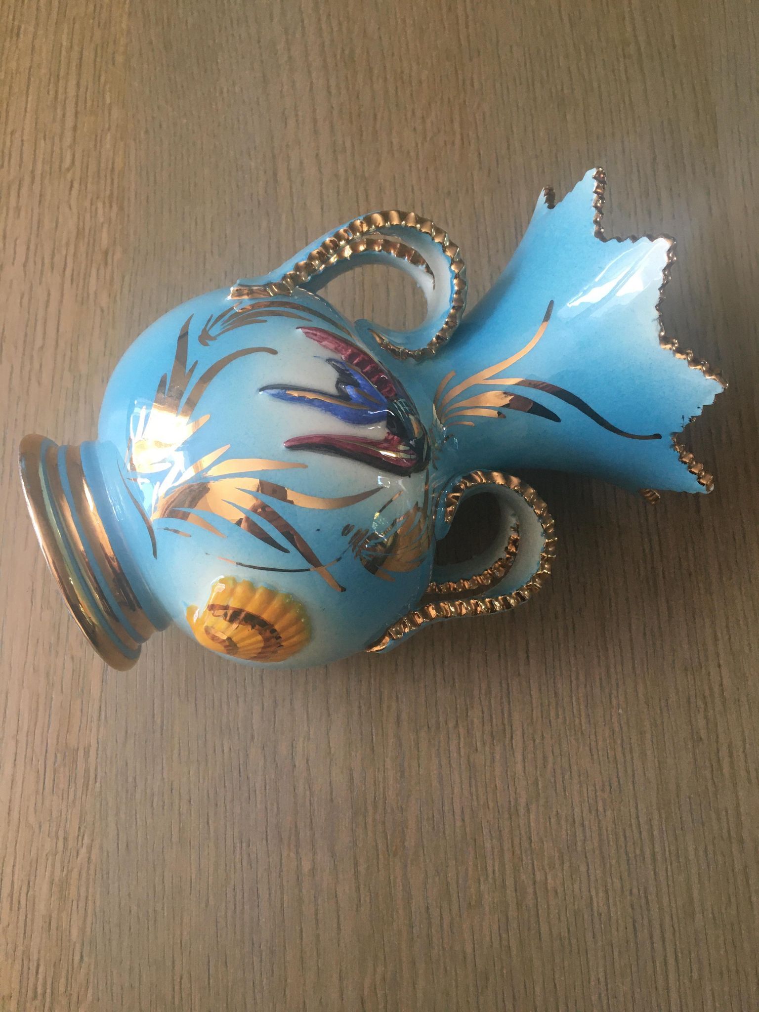 Vintage ceramic vase stamped Céroc Monaco