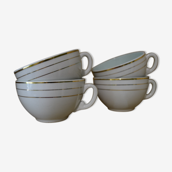 Tasses Lunéville, modèle régence