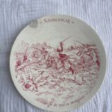Set of 8 Sarreguemines “Madagascar” plates