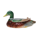 Empty pocket duck Francesco Guarino slip majolica