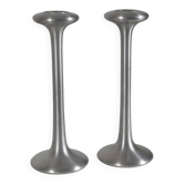 Vintage pair of postmodern candlesticks by Carl Österjam Ikea